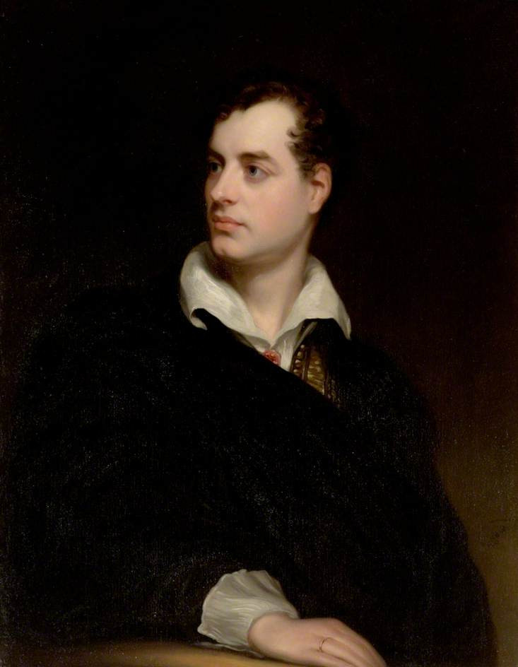Thomas Phillips. Lord Byron. 1813. Newstead Abbey. Inglaterra.