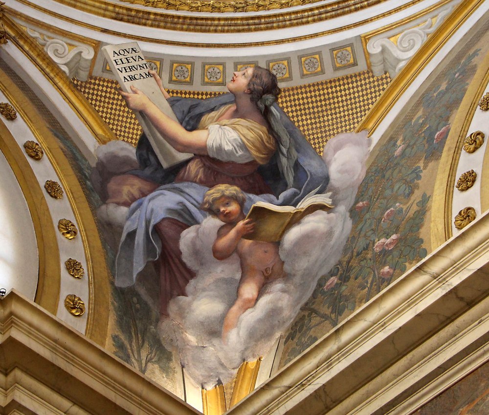 Volterrano. Sibila. Capilla Niccolini. Iglesia de la Santa Croce. Florencia. 1661.