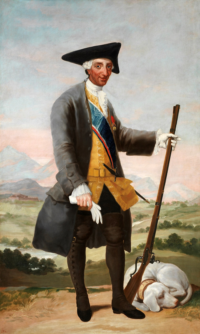 Francisco de Goya. Carlos III, cazador. Hacia 1786. Museo Nacional del Prado. Madrid.