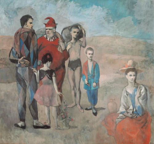 Pablo Picasso. La familia de saltimbanquis. 1905. Chester Dale Collection. National Gallery. Washington.