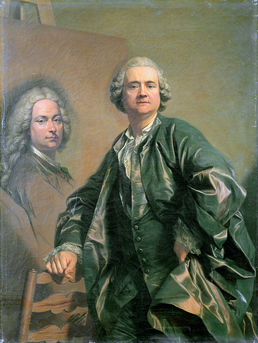 Lous Michel van Loo. Autorretrato. 1762. Palacio de Versalles.