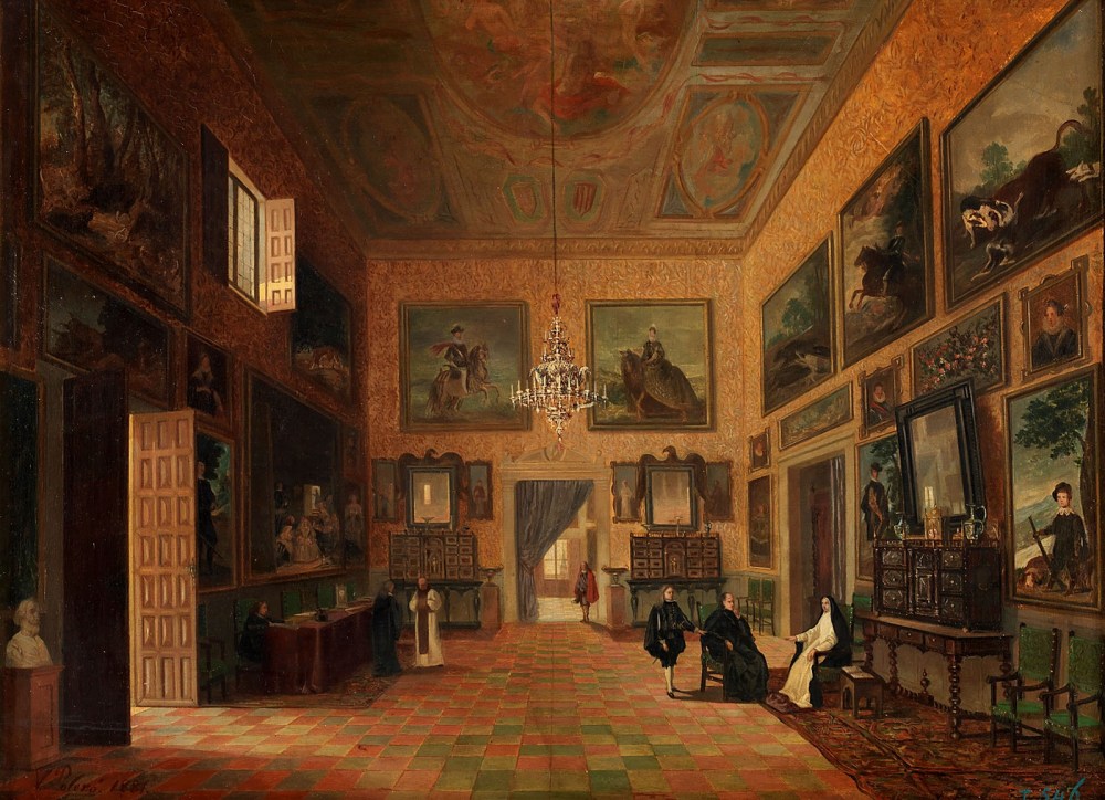 Vicente Poleró y Toledo. La cámara de Felipe IV en el Real Sitio del Buen Retiro. 1881. Museo Nacional del Prado. Madrid.