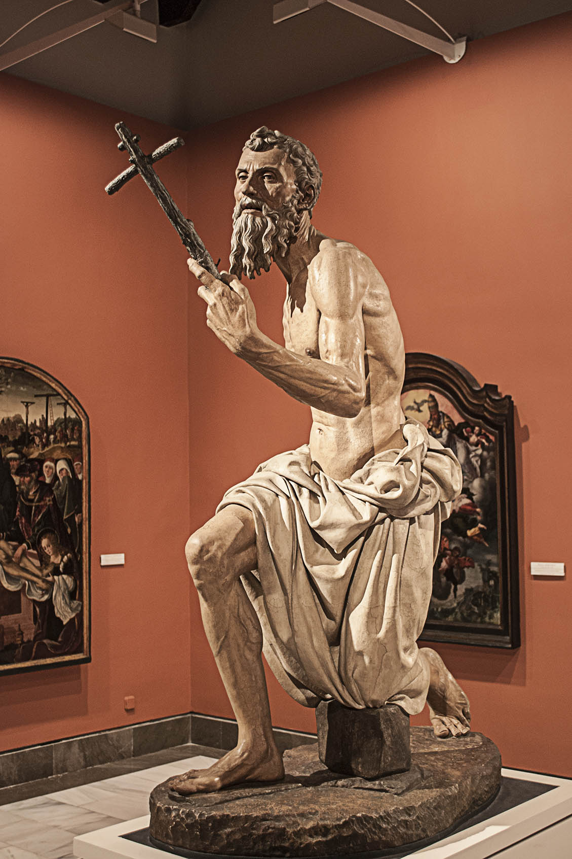 Pietro Torrigiano. San Jerónimo penitente. Hacia 1525. Museo de Bellas Artes de Sevilla.