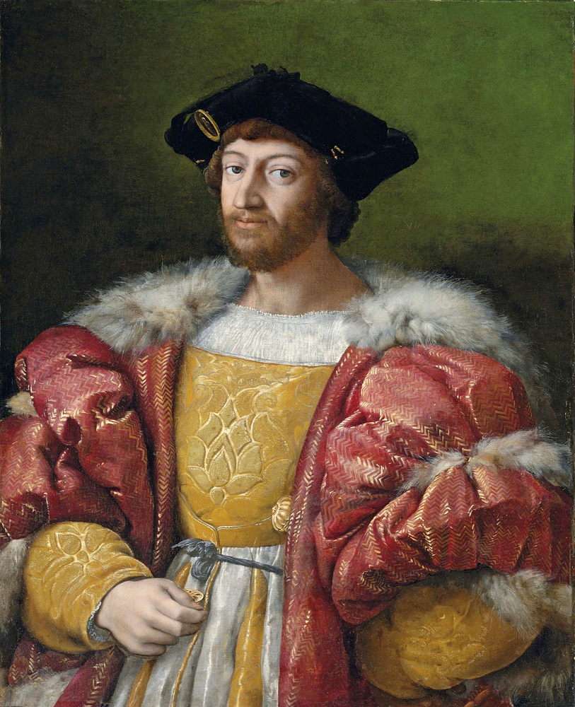 Rafael Sanzio. Retrato de Lorenzo de Medici, duque de Urbino. 1516-1519. Colección Particular.