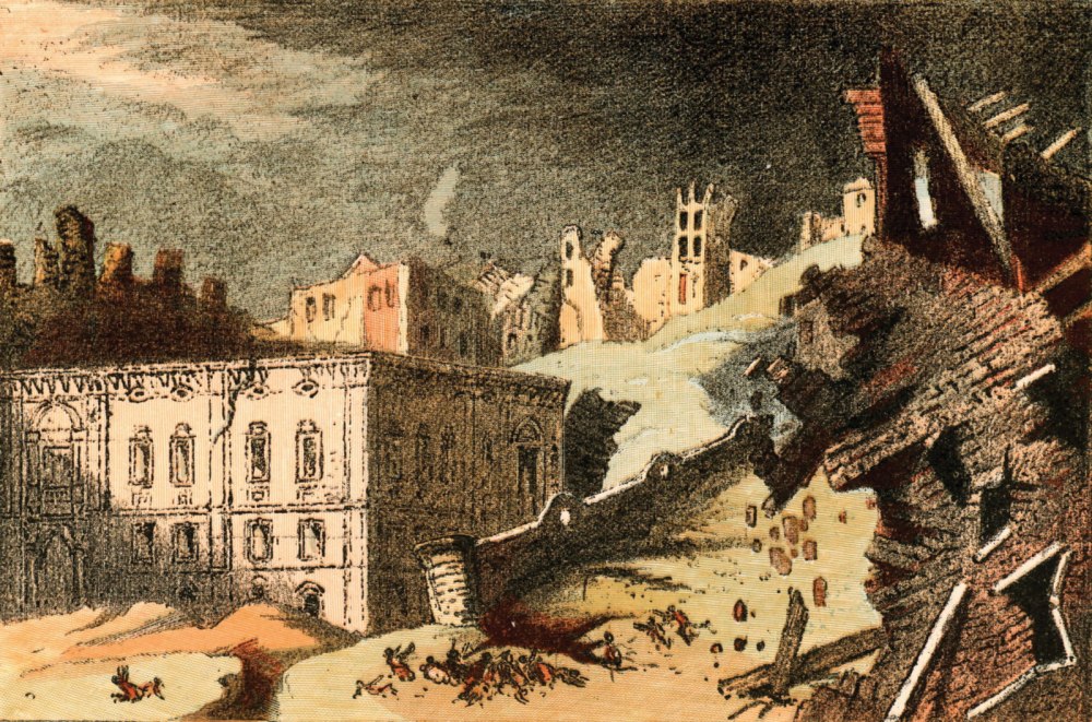 drawing-earthquake-Lisbon-Nov-1-1755