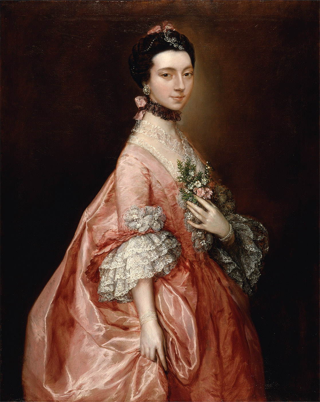 Thomas Gainsborough. Mary_Little. Hacia 1763. Yale Center for British Art. New Heaven. Connecticut.