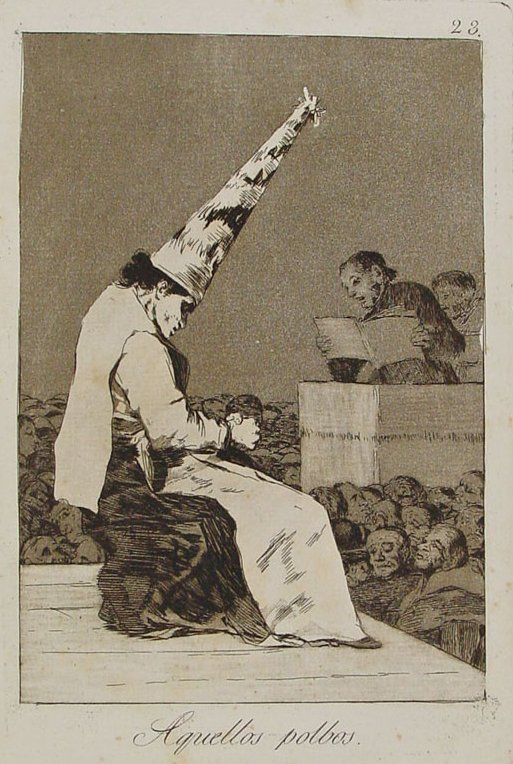 Francisco de Goya. Aquellos polvos.