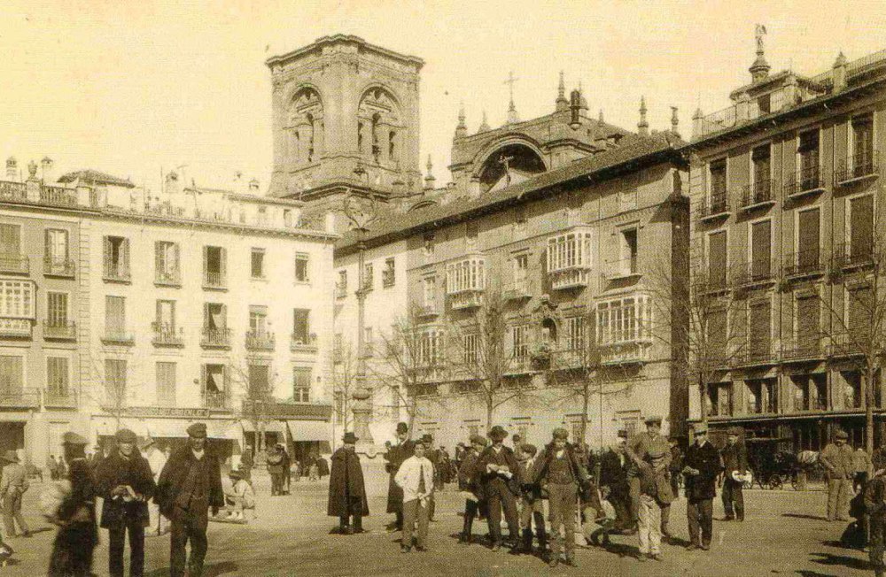 Plaza Bib Rambla. Principios siglo XX.