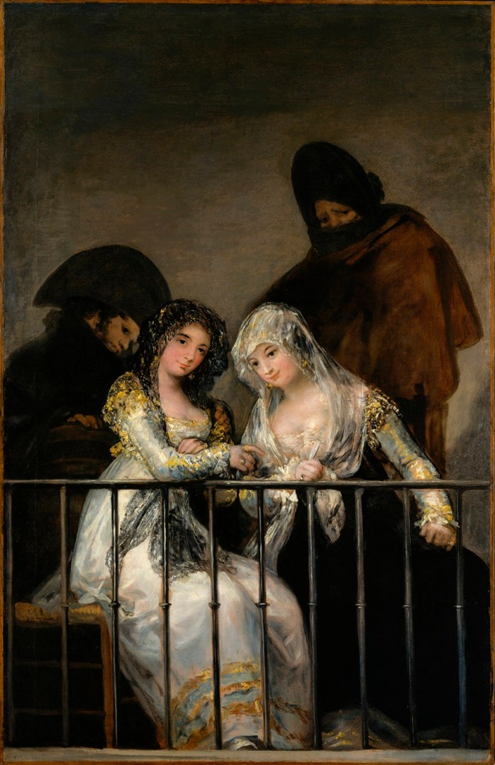 Francisco de Goya. Maja en el balcón. 1808. Metropolitan Museum. Nueva York.