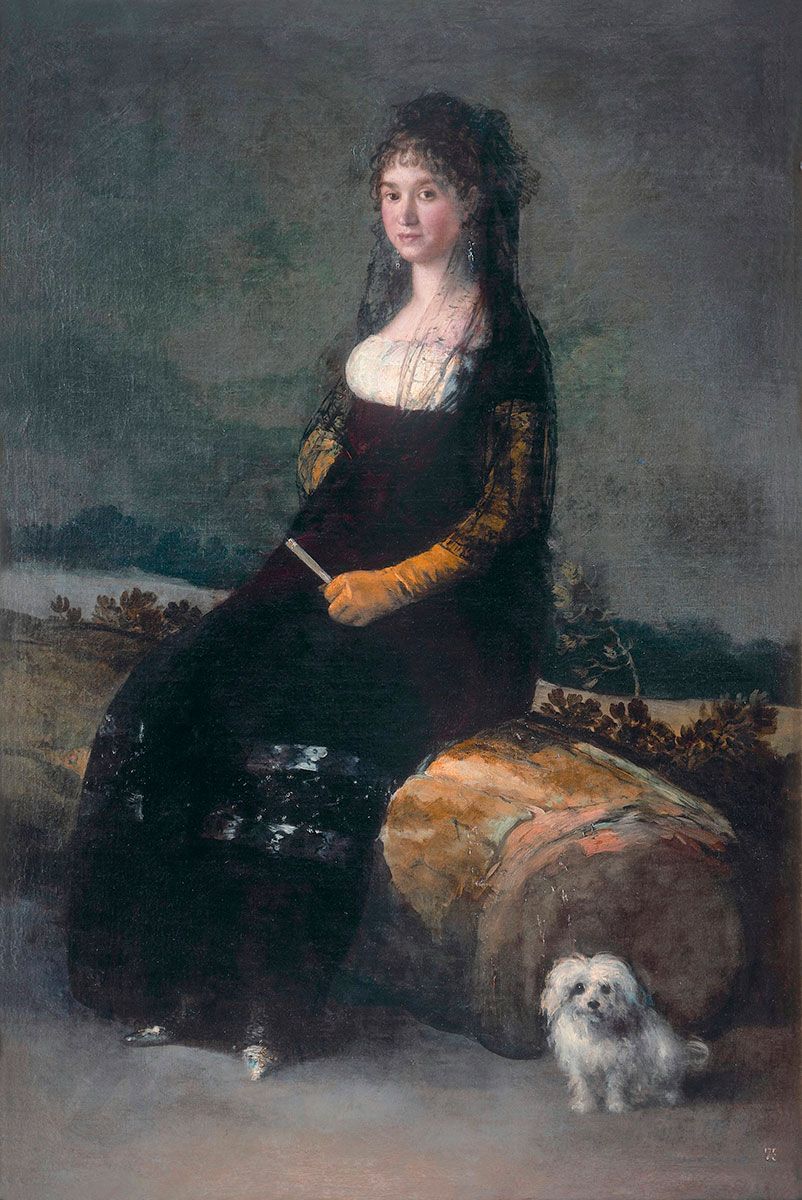 Francisco de Goya. Retrato de Joaquina Candado. Hacia 1802. Museo de Bellas Artes de Valencia.