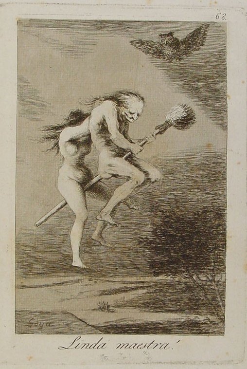 Francisco de Goya. Linda maestra.