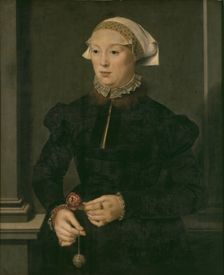 Nicholas Neufchâtel. Retrato de dama. Hacia 1527. Museo Real de Bellas Artes de Bélgica. Bruselas.