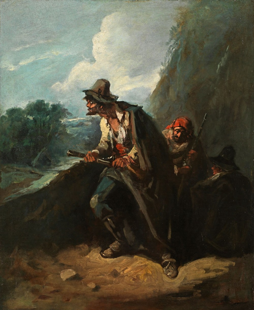Eugenio Lucas Velázquez. Bandoleros. Hacia 1860. Museo Nacional del Prado. Madrid.
