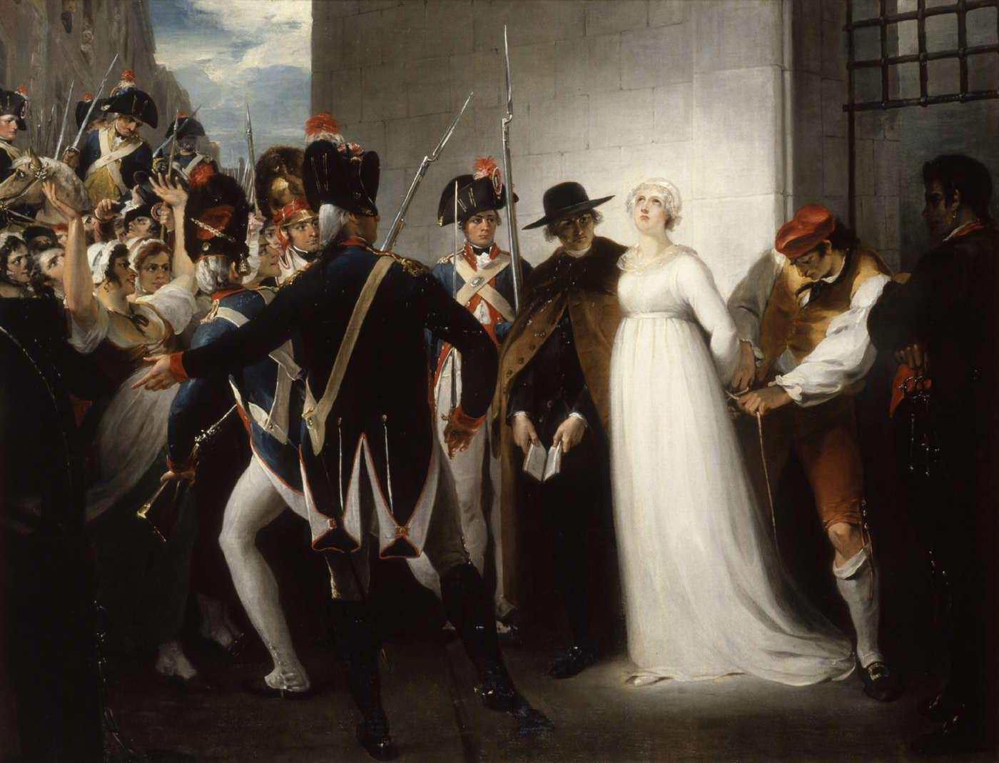 William Hamilton. María Antonieta conducida a la guillotina. 1794. Museo de la Revolcuión Francesa. Vizille.
