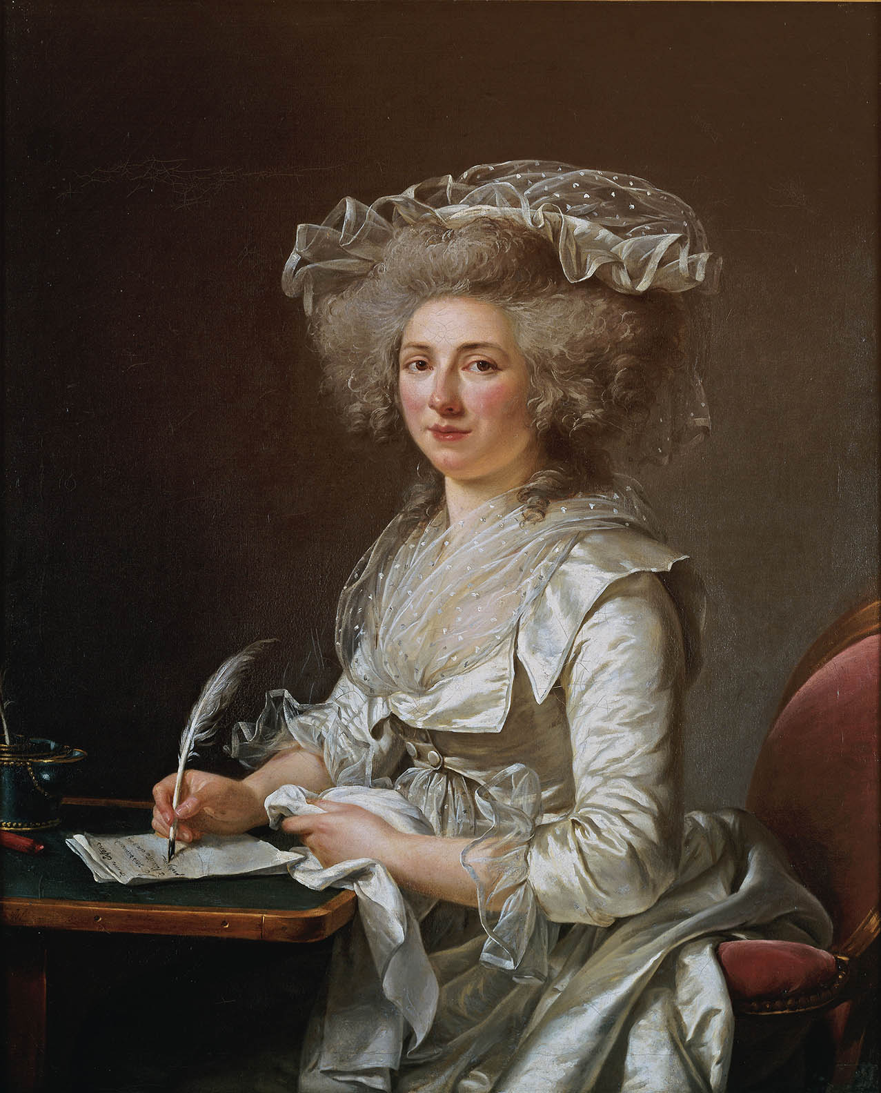 Adélaïde Labille-Guiard. Retrato de una dama. Hacia 1787. Museo de Bellas Artes. Quimper.