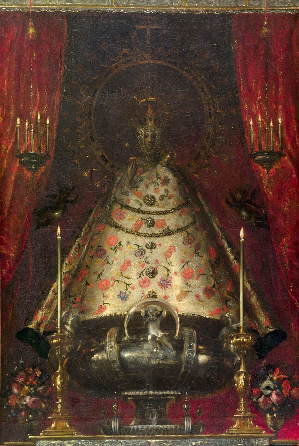 Juan Carreño de Miranda.La Virgen de Atocha. Hacia 1680. Museo Nacional del Prado. Madrid.