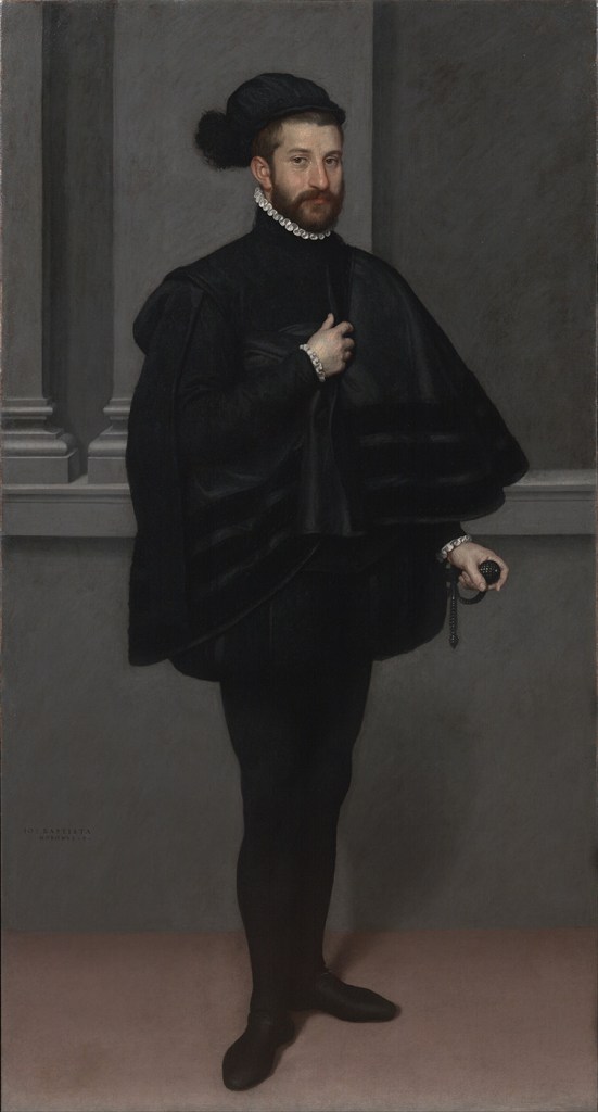 Giovanni Battista Moroni. El caballero de negro.1567. Museo Poldi Pezzoli. Milán.