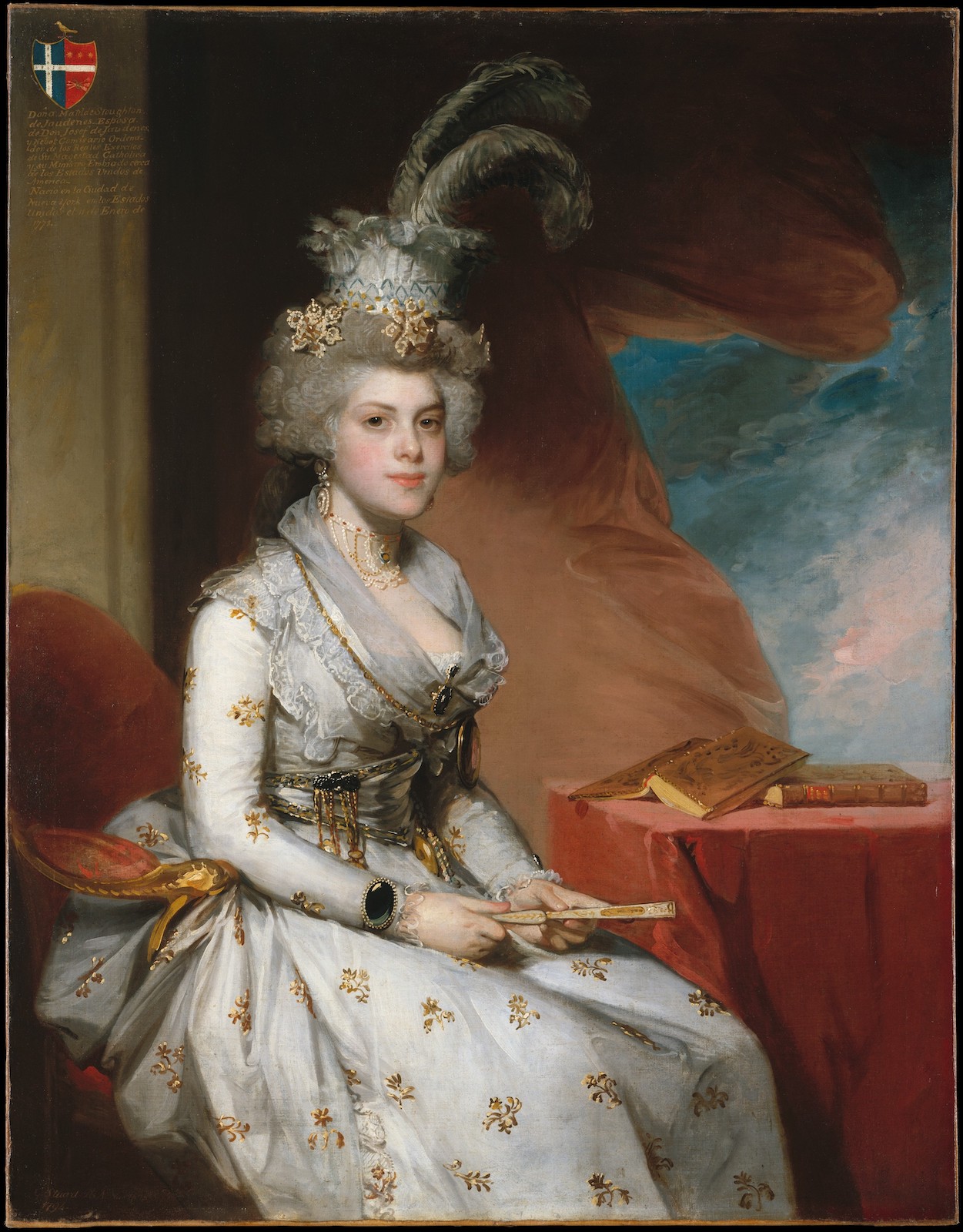 Gilbert Stuart. Matilda Stoughton de Jaudenes.1794. Metropolitan Museum. Nueva York