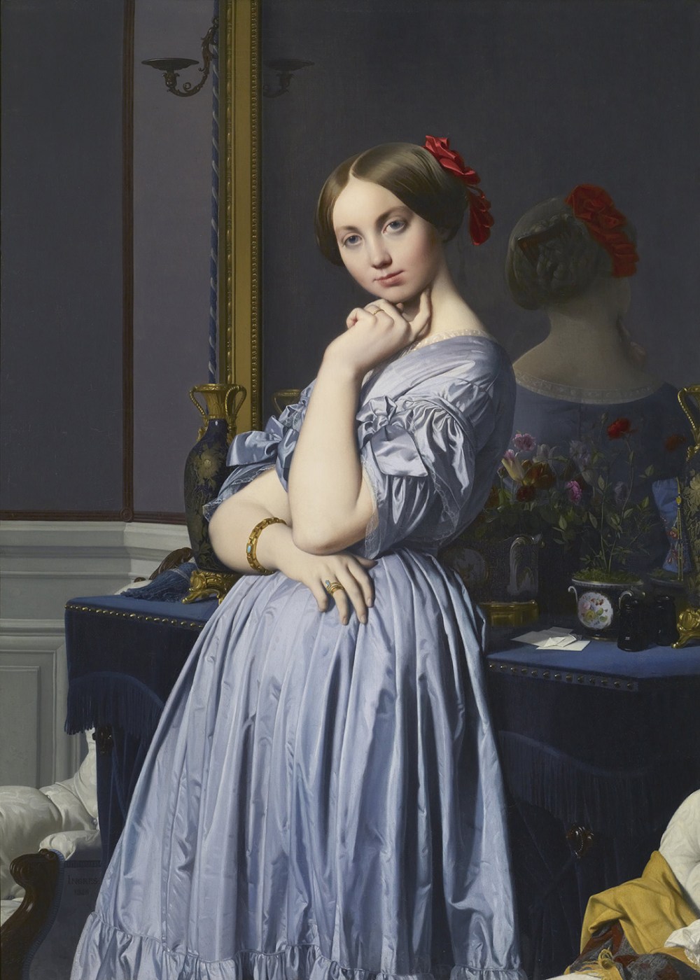 Jean Auguste Dominique Ingres. Condesa de Haussonville. 1845. Frick Collection. Nueva York.
