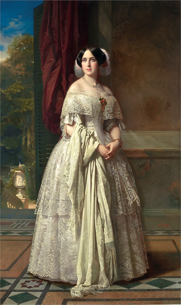 Federico de Madrazo y Kuntz. Josefa del Águila Ceballos, luego marquesa de Espeja.1852-1854. Museo Nacional del Prado. Madrid.