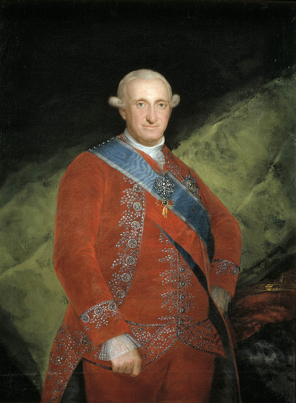 Francisco de Goya. Carlos IV de rojo. 1789. Museo Nacional del Prado. Madrid.