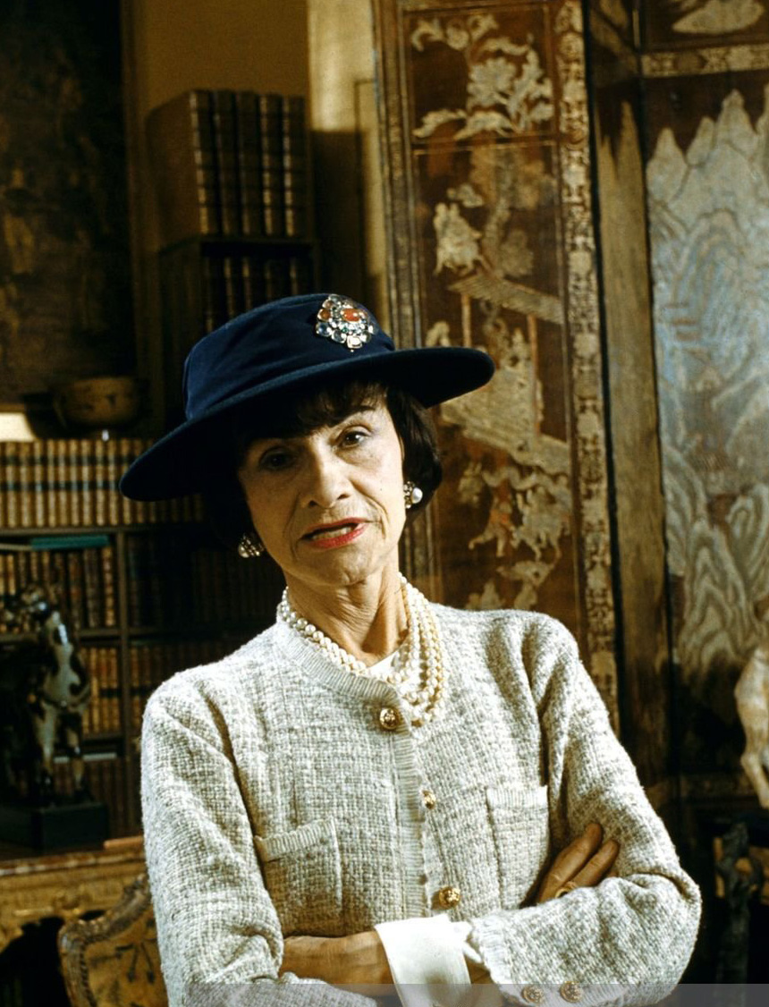 Coco Chanel. Hacia 1959.