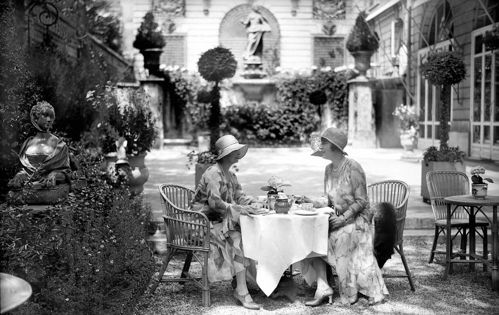 Terraza del hotel Ritz. 1930.