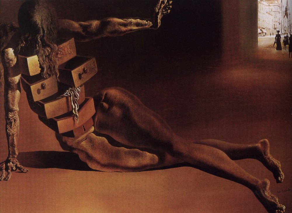 Salvador Dalí. Gabinete antropomórfico. 1936.