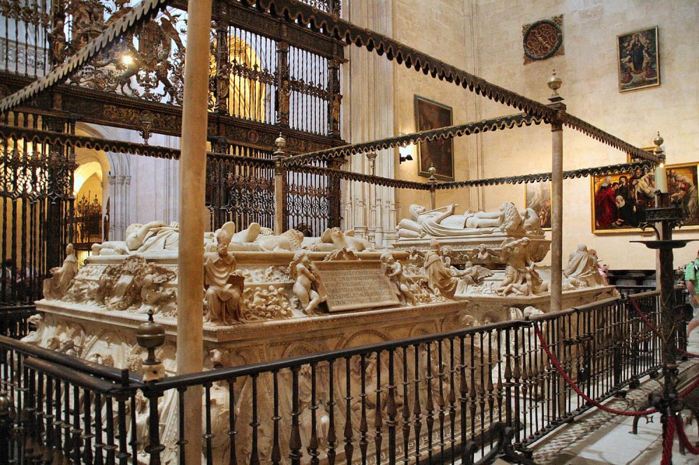 Tumba de los Reyes Católicos. Capilla Real. 1505-1517. Granada.