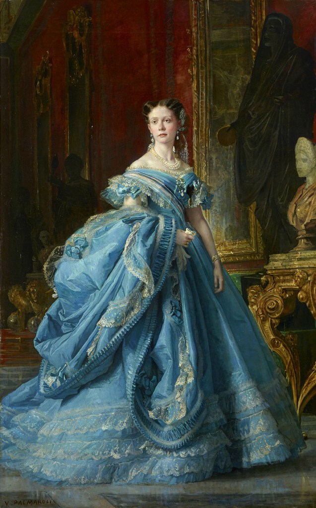 Vicente Palmaroli. La Infanta Isabel de Borbón y Borbón. 1866. Palacio Real. Madrid.