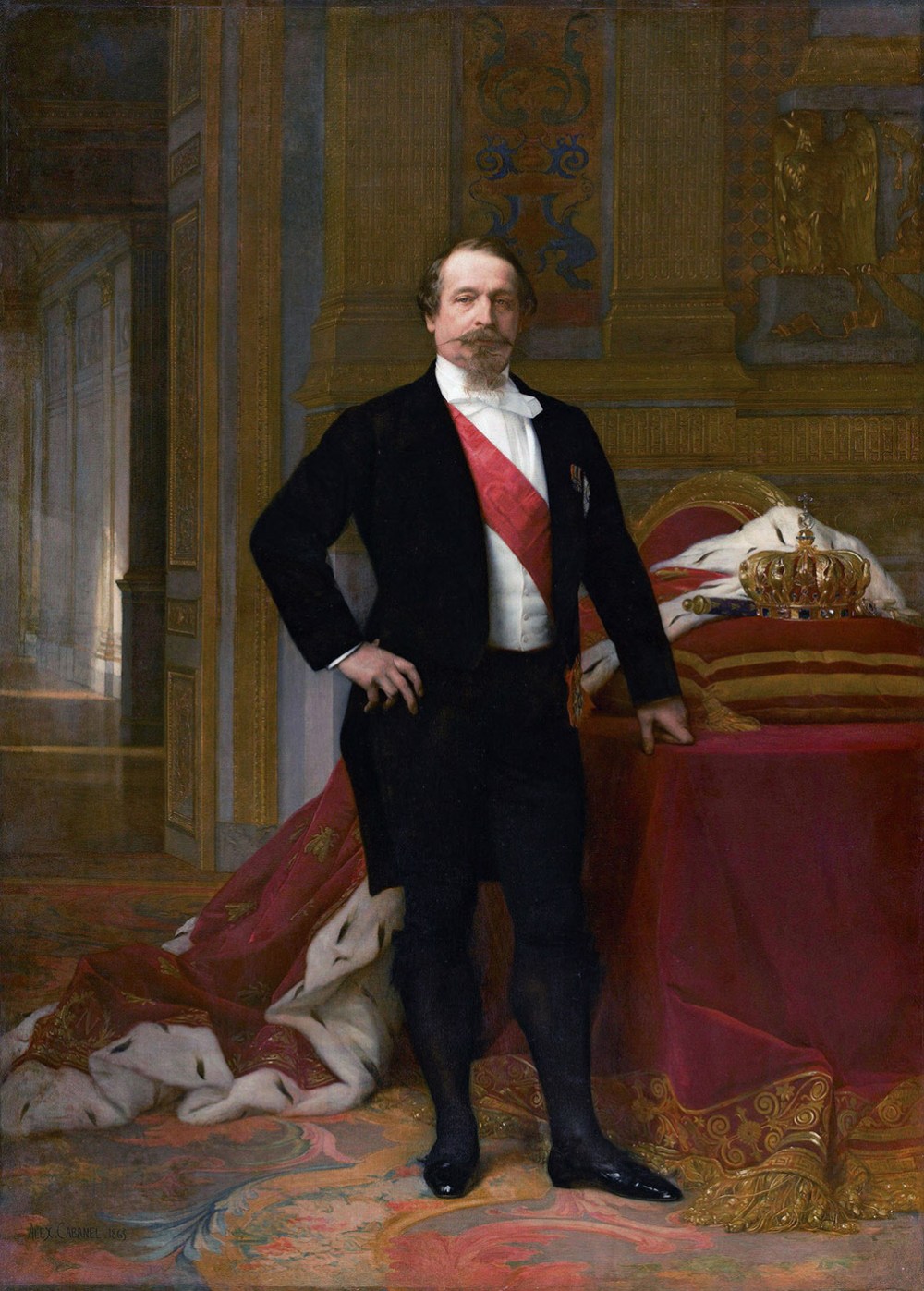 Alexandre Cabanel. Napoleon III.Hacia 1865. Castillo de Compiègne.