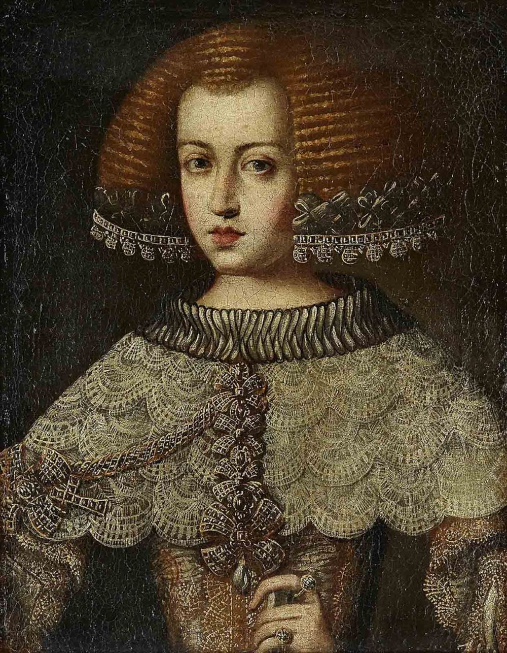 Anónimo. Retrato de una infanta. Escuela española. Siglo XVII. Colección particular.