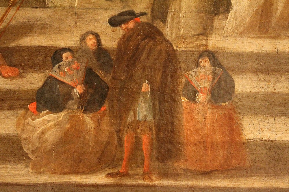 Domingo Martínez y taller. Carro del Pregón de la Máscara (detalle). Hacia 1748. Museo de Bellas Artes. Sevilla.