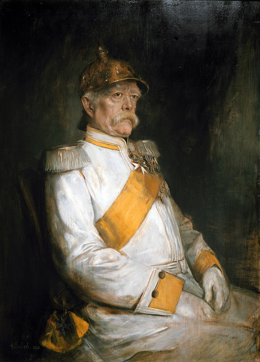 Franz von Lenbach. Retrato de Otto Eduard Leopold von Bismarck. 1890. The Art Walter Museum. Baltimore.