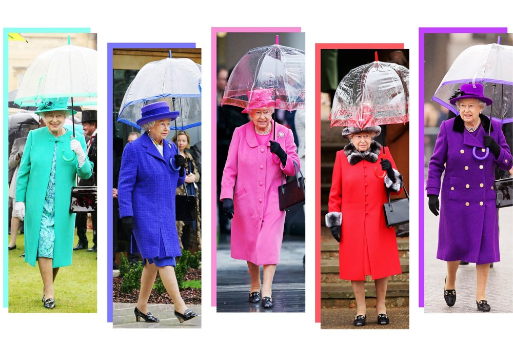 Los paraguas de la reina.