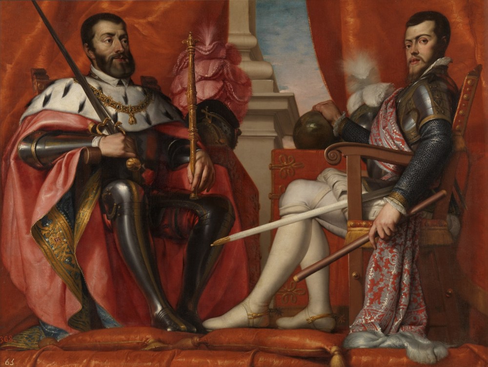Antonio Arias Fernández. Carlos V y Felipe II. 1639-1640. Museo Nacional del Prado. Madrid.