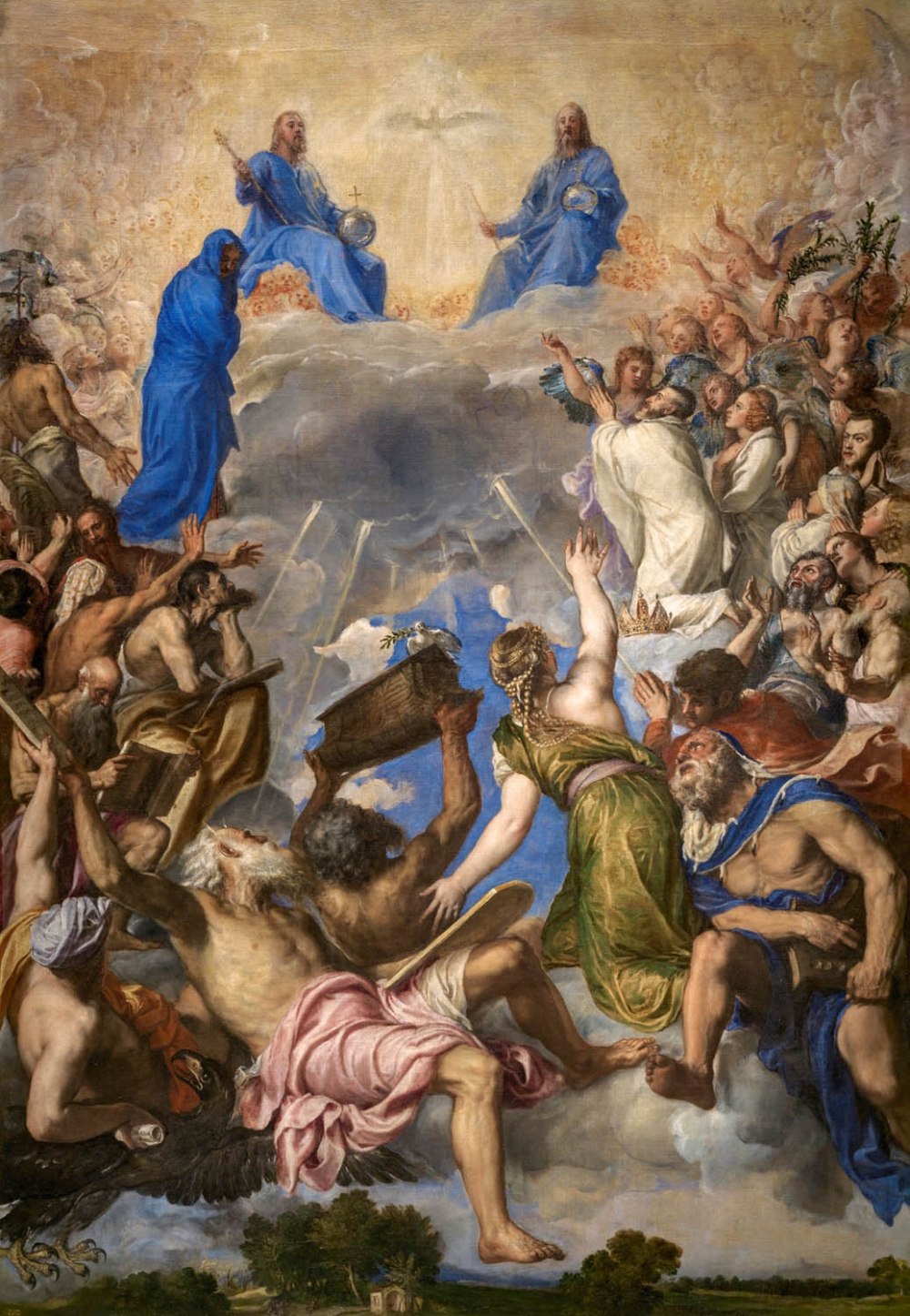 Tiziano. La Gloria. 1551-1554. Museo Nacional del Prado. Madrid.
