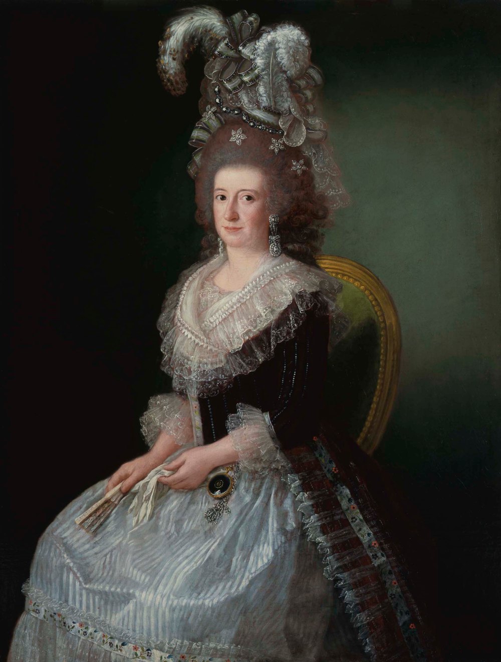 Agustín Esteve. Retrato de María Josefa Piscatori, marquesa de San Andrés. Hacia 1791. Museo Nacional de San Carlos. Ciudad de México.