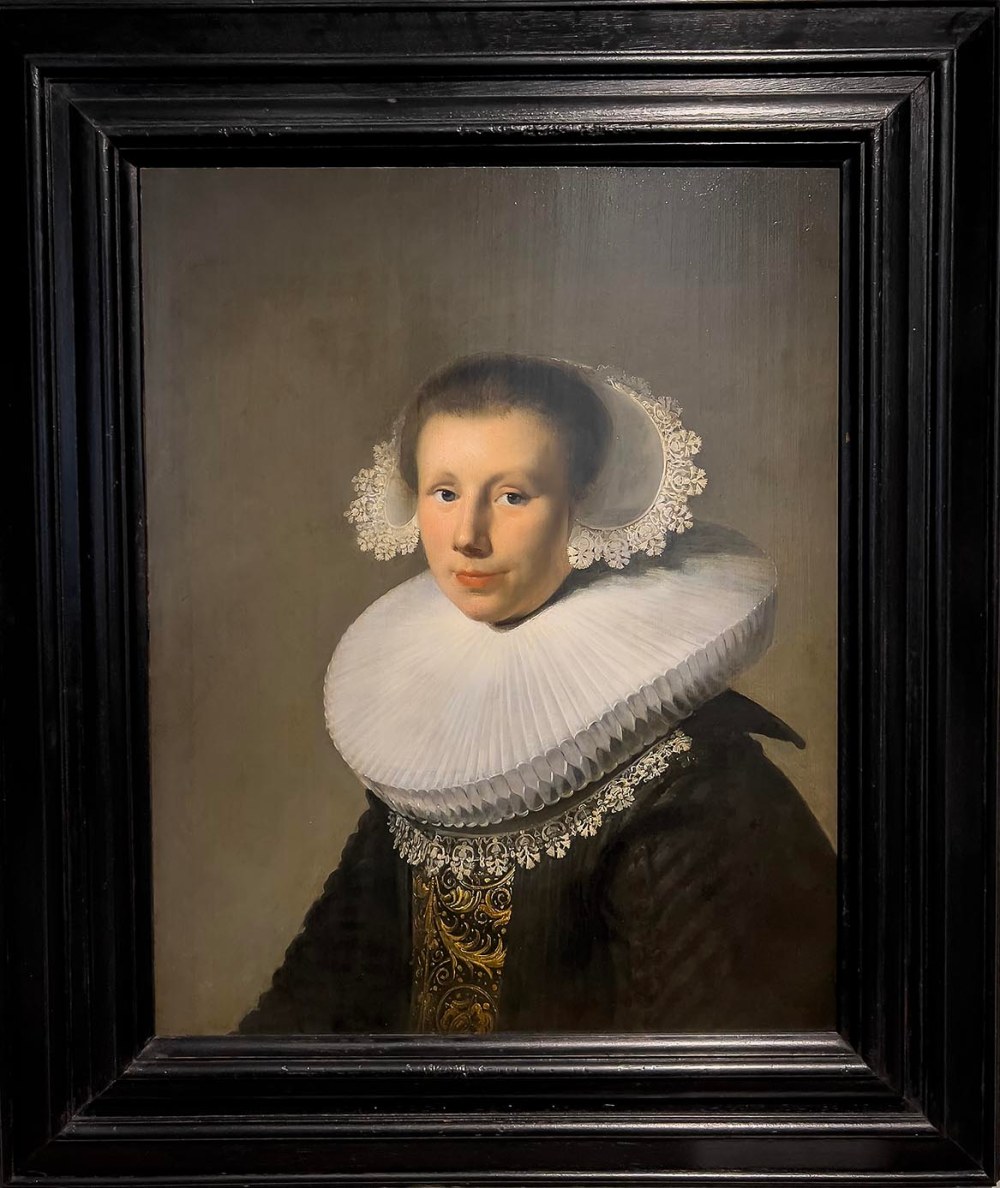 Bartholomeus van de Helst (atribuído). Retrato de mujer jóven. 1630-1640. Museo de Bellas Artes. Tours.