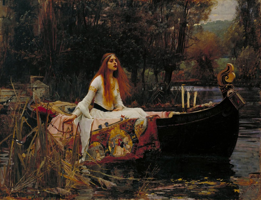 John William Waterhouse. La dama de Shalott. 1888. Tate Britain. Londres.