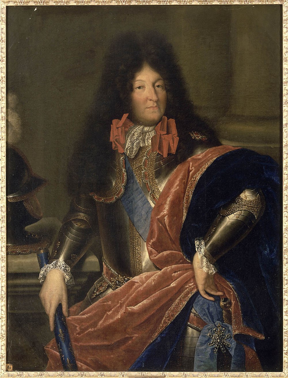 Jean Nocret (atribuido). Retrato de Luis XIV. Hacia 1685. Palacio de Versalles.