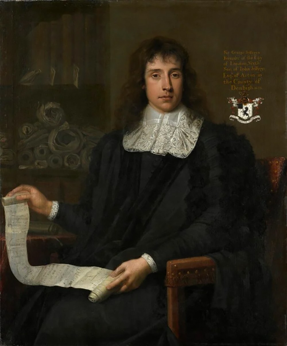 John Michael Wright. Retrato de George Jeffreys, primer barón Jeffreys de Wem. 1675. National Portrait Gallery. Londres.