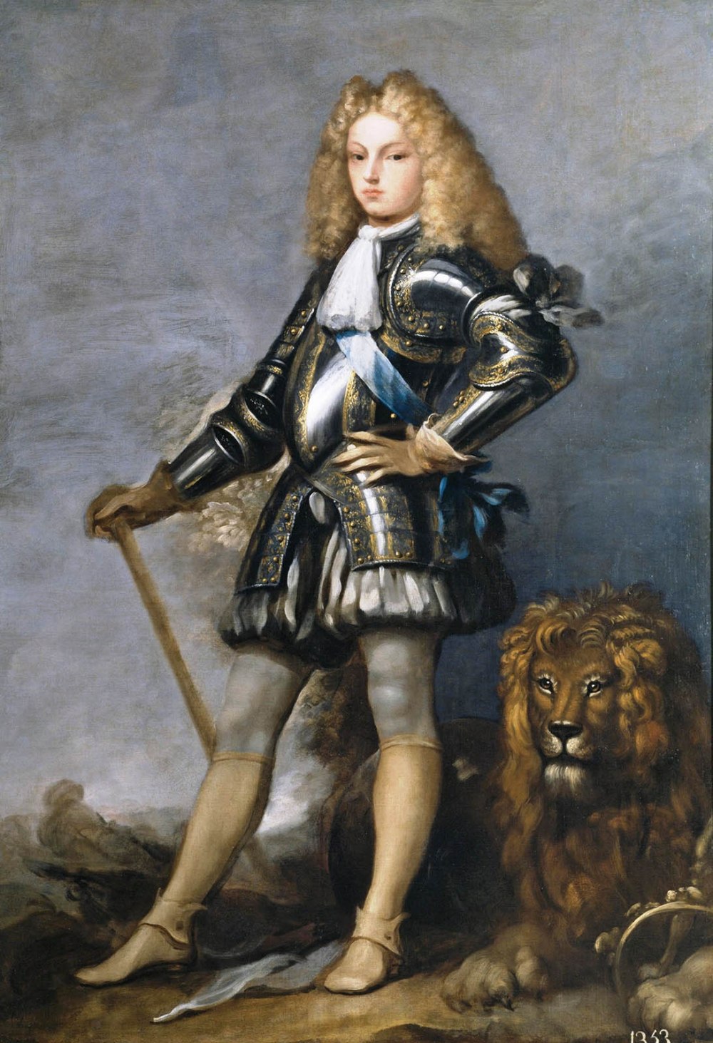 Anónimo. Felipe V, rey de España. Hacia 1700. Museo Nacional del Prado, en depósito en el Consejo de Estado.
