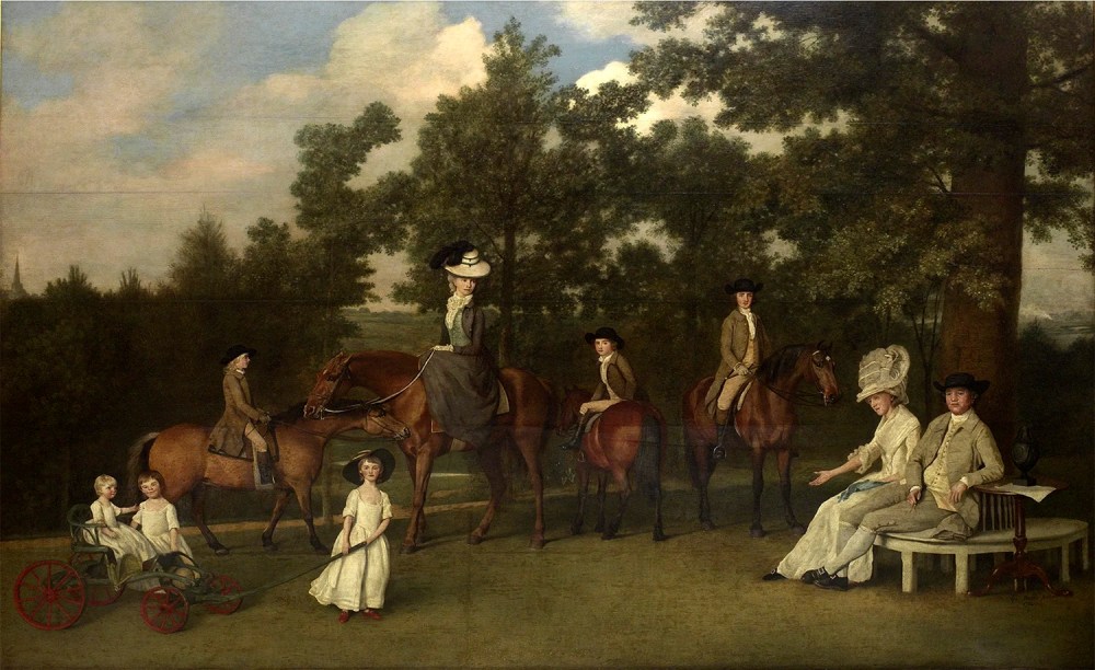 George Stubbs. Familia Wedwood. 1780. Museo de Wedwood.