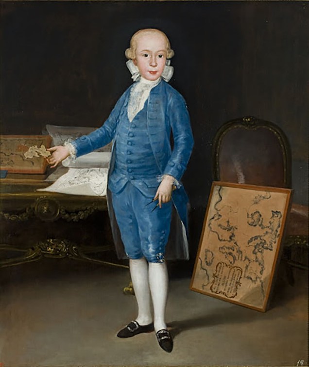 Francisco de Goya.Don Luis María de Borbón y Vallabriga. 1783. Museo de Zaragoza.