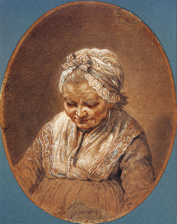 Manuel Salvador Carmona.Retrato de doña María García Gómez. Hacia 1780. Museo de Bellas Artes. Córdoba.