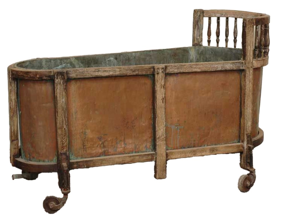 Bañera de cobre. Siglo XVIII.