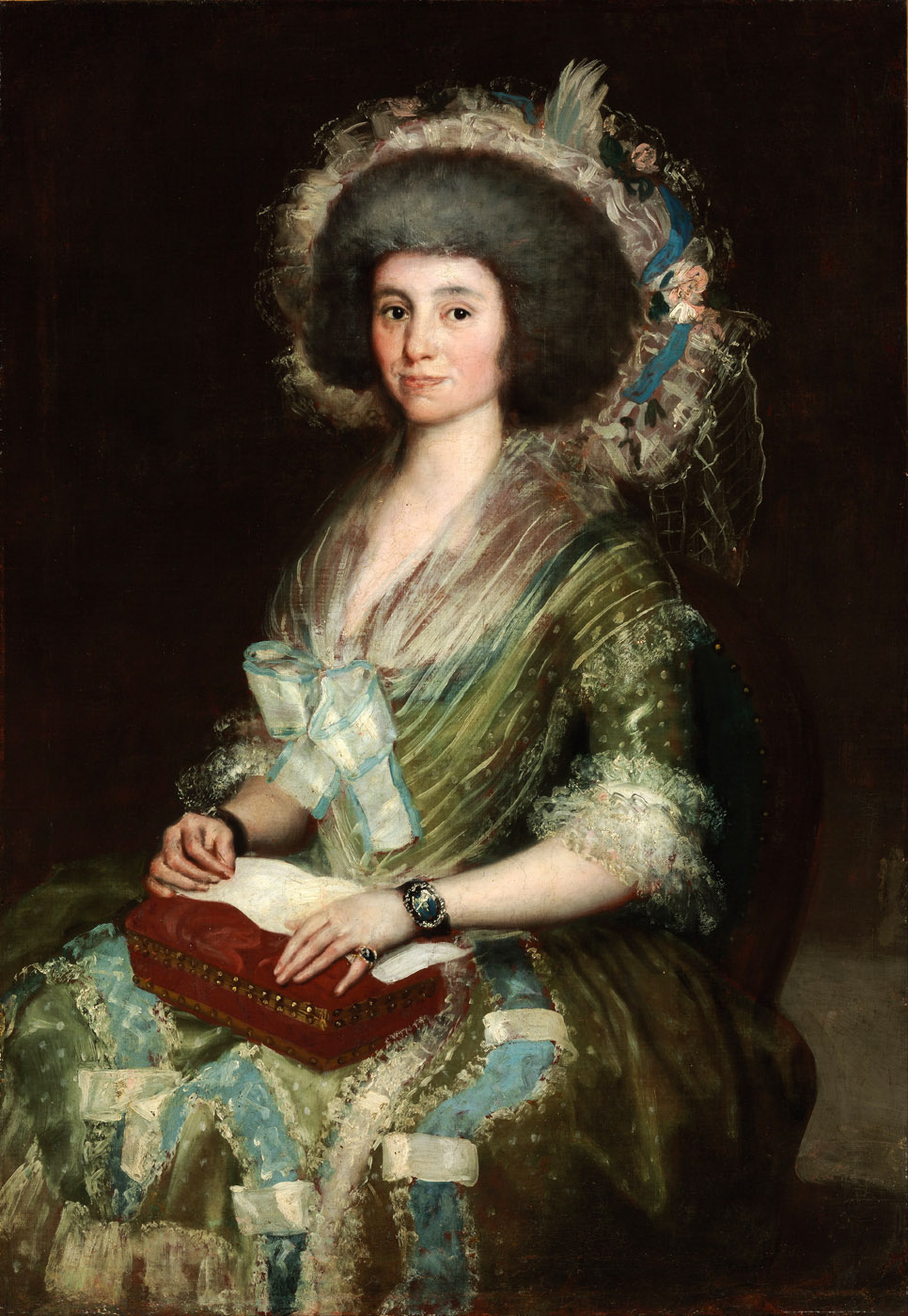 Francisco de Goya. Retrato de la esposa de Ceán Bermúdez (Manuela Margarita Camas y las Hevas). 1795. Museo de Bellas Artes de Budapest.