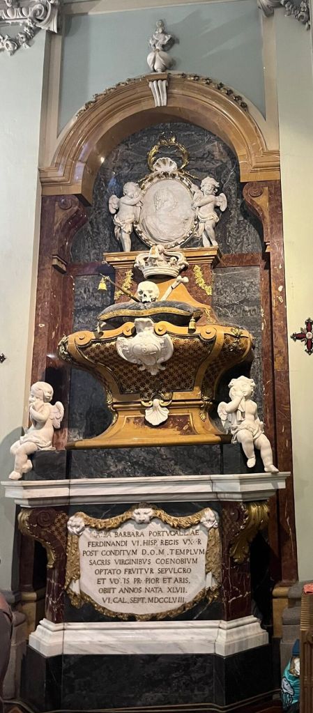 Sepulcro de Bárbara de Braganza.