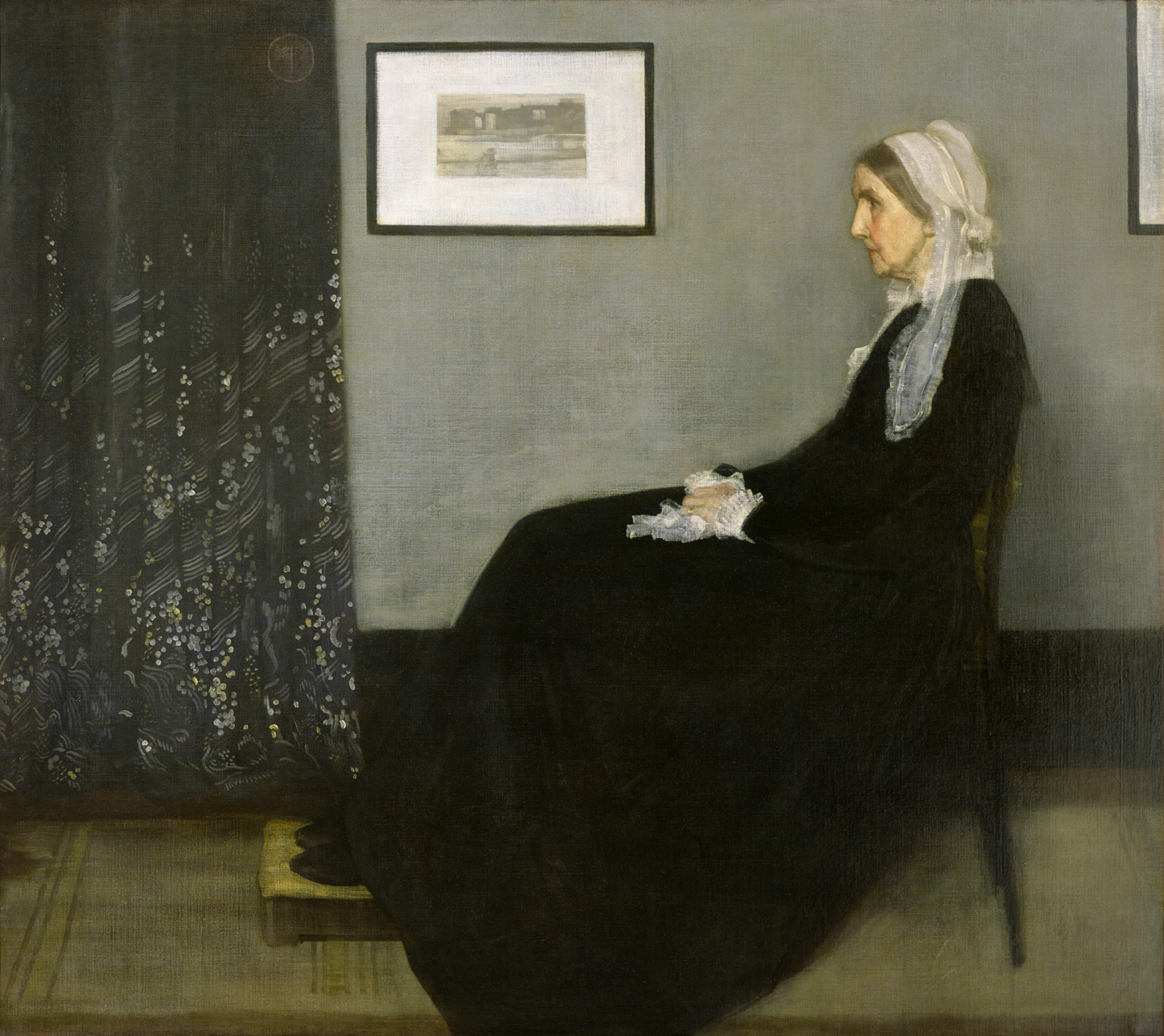 James McNeill Whistler. Madre del artísta. 1871. Museo de Orsay. París.